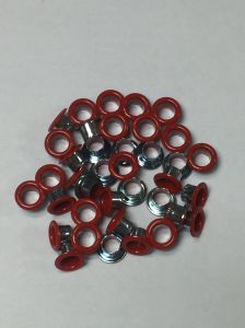 Ф4.8mm. , 4.3mm  lenght - Eyelets Warrior - Red Color /1/